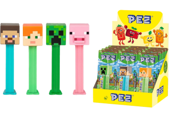 B.12 figurines PEZ MINECRAFT