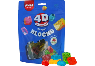 C.12 sachets AMOS KIDS blocks 140gr