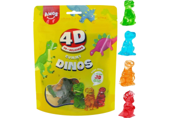 C.12 sachets AMOS KIDS dinos 140G