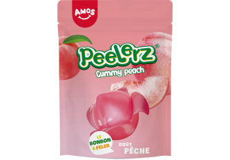 C.12 sachets AMOS PEELERZ pêche 120gr