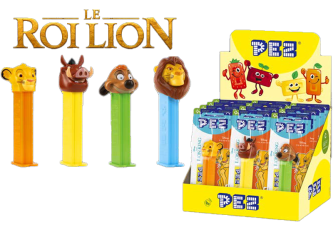P.12 figurines PEZ ROI LION