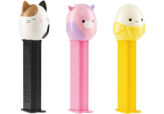 P.12 figurines PEZ SQUISMALLOWS