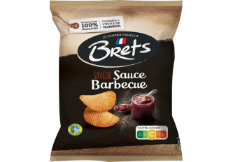 C.32 sachets de chips BRETS Barbecue 25gr