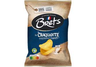 C.10 sachets de chips BRET'S 125gr Nature