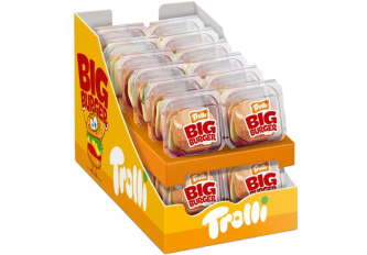 Presentoir 24 TROLLI BURGER MAXI 50gr