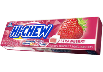 B.15 étuis HI-CHEW fraise