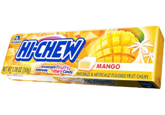 B.15 étuis HI-CHEW mangue
