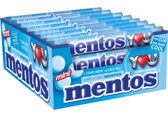 B.40 rouleaux MENTOS menthe