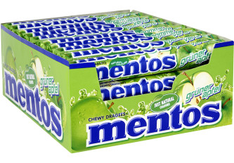 B.40 rouleaux MENTOS pomme