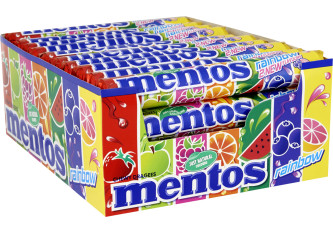 B.40 rouleaux MENTOS Rainbow