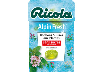 B.20 étuis RICOLA  50gr Alpin Fresh