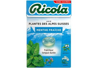 B.20 étuis RICOLA 50gr Menthe fraîche