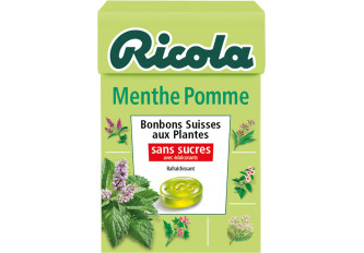 B.20 étuis RICOLA Menthe pomme