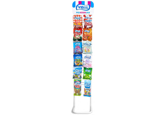 Display 12 broches VIDAL 36x14 Sachets 90gr