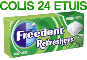 Colis 2x12 FREEDENT REFRESHERS