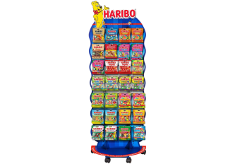 Présentoir HARIBO 750 sachets GM assortis