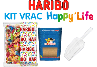 Colis HARIBO 6x2kg Hapy Life + 100 sachets