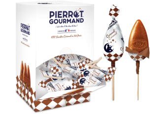 B.100 sucettes "Fer de Lance" Caramel