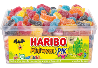 Tubo HARIBO MINIWEEN PIK 1kg