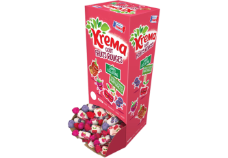 B.180 bonbons KREMA Fruits rouges