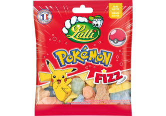 B16 sachets LUTTI POKEMON FIZZ 100gr