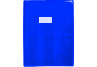 PROTEGE CAHIER 24x32 CRISTAL BLEU