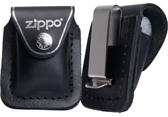 ETUI ZIPPO POUCH W/LOOP BLACK