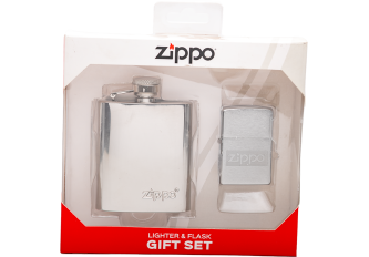 GIFTSET ZPPO BRIQUET/FLASQUE