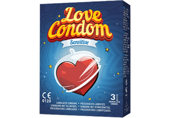 Présentoir 48x B.3 préservatifs LOVE SENSITIVE