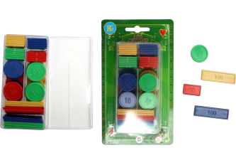 BL.100 JETON POUR JEUX DE CARTES