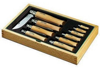 Rammase monnaie OPINEL 10 couteaux