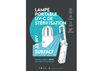 PLV LAMPE UVC STERELISATION