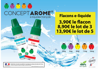 FLYER PROMOTIONNEL E-LIQUIDE 10ML