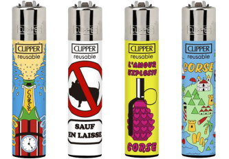 B.48 briquets CLIPPER CP11 large LA CORSE