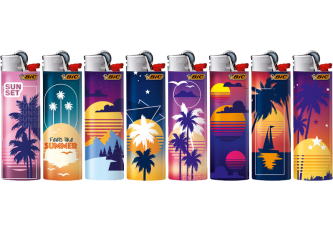 B.50 briquets BIC GM  J26 SUNSET
