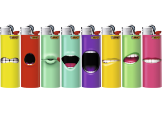 B.50 briquets BIC GM J26 MOUTH