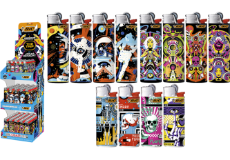 Présentoir briquets BIC JONAS 100xJ26 + 50xJ25