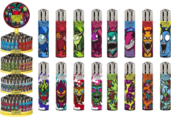 C.192 briquets CLIPPER large CP11 MONSTERS