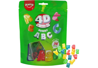 C.12 sachets AMOS KIDS lettre 120gr