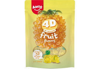 C.12 sachets AMOS FRUIT ananas 120gr
