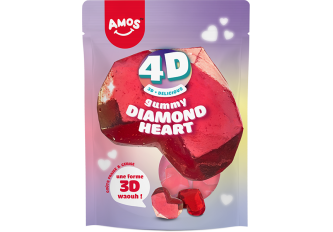 C.12 sachets AMOS CREATIVE Coeur 120gr