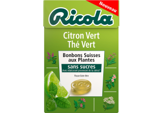B.20 étuis RICOLA 50gr Citron & Thé vert