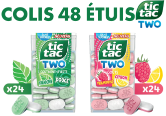 COLIS 2X24 TIC TAC TWO+ Odr 15€