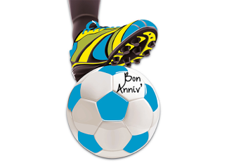 Carnet anniversaire BALLON FOOT