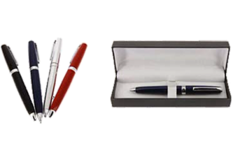 Lot 4 stylos bille brillants SAXO