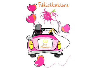 Carnet mariage VOITURE+COEUR