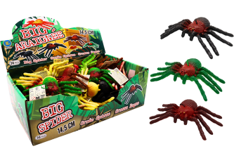 B.36 araignées couleurs 14,5cm