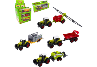 B.12 tracteurs + remorques 22cm
