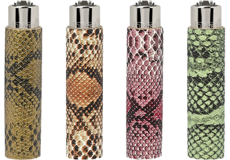 P.30 briquets métal CLIPPER SNAKE COVERS
