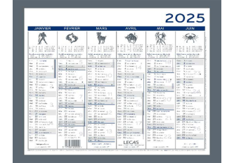 Calendrier 2 couleurs 420x320